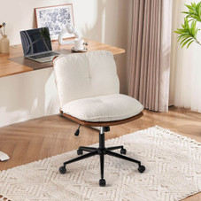  Armless Adjustable Home Office Chair with Rocking Backrest product image