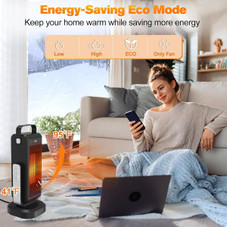 1500W Portable Space Heater with Remote Control product image