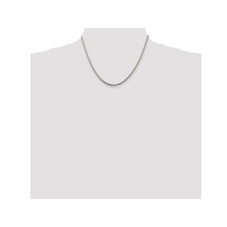 Sterling Silver Diamond Cut Rope Chain Necklace product image Sterling Silver Diamond Cut Rope Chain Necklace product image