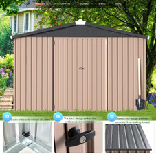 10' x 14' Outdoor Storage Shed with Lockable Doors product image