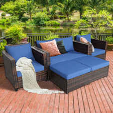 Rattan 5-Piece Cushioned Patio Set product image Rattan 5-Piece Cushioned Patio Set product image