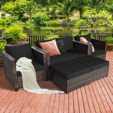 Rattan 5-Piece Cushioned Patio Set product image Rattan 5-Piece Cushioned Patio Set product image