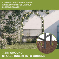 7-foot Garden Arch with Seating product image