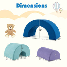 Rainbow Arc Foam Climbing Blocks product image