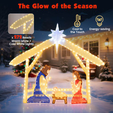 4-foot Lighted Nativity Scene product image 4-foot Lighted Nativity Scene product image