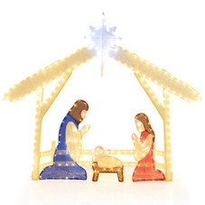 4-foot Lighted Nativity Scene product image 4-foot Lighted Nativity Scene product image