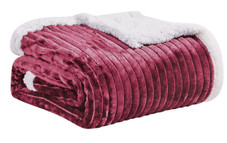 Ultra-Soft Sherpa and Corduroy Reversible Blanket product image