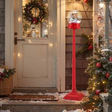 5-foot Lighted Musical Snow Globe Street Lamp product image 5-foot Lighted Musical Snow Globe Street Lamp product image