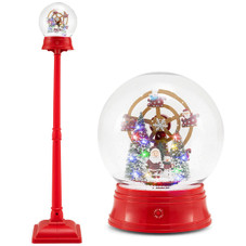 5-foot Lighted Musical Snow Globe Street Lamp product image 5-foot Lighted Musical Snow Globe Street Lamp product image