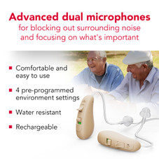 RCA Behind-the-Ear Hearing Aid with Rechargeable Stand (2-Pack) product image RCA Behind-the-Ear Hearing Aid with Rechargeable Stand (2-Pack) product image