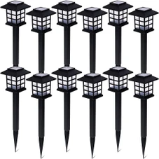 Zone Tech® Outdoor Bright Solar-powered Light (12-Pack) product image