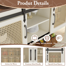 46'' Buffet and Coffee Bar Storage Cabinet product image
