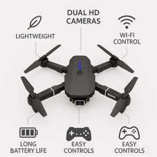 Foldable Dual Camera Drone with Remote Control product image