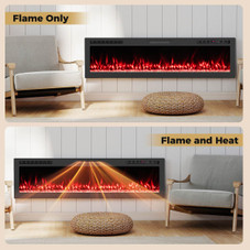 68” Smart Electric Fireplace with Adjustable Heat Settings  product image