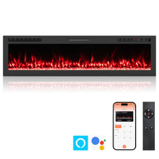 68” Smart Electric Fireplace with Adjustable Heat Settings  product image