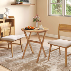 Outdoor Side Table with Slatted Tabletop product image