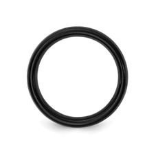 Mens Ceramic Carbon Fiber Inlay Wedding Band Ring product image