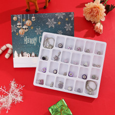 Charm Jewelry Bracelet Advent Calendar Christmas Countdown Calendar Christmas DIY Bracelets Making Kit Christmas Suprise Gift product image