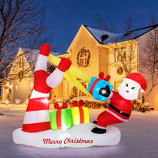 7 Foot Christmas Inflatable Santa Decoration  product image