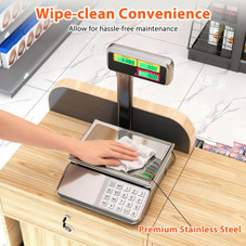 Price Computing Scale with Pole Dual LCD Display product image