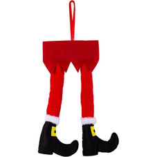 Hanging Santa Legs Christmas Decoration product image