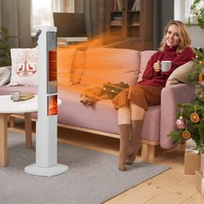 1500W 3D Flame Oscillating Space heater product image