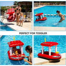 Toddler FireRescue Inflatable Boat with Toy Squirter product image
