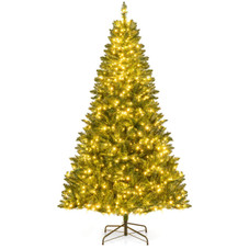 Artificial Christmas Tree with Lush Branch Tips and Warm LED Lights product image