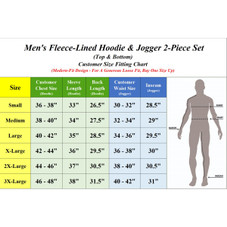 Men's Fleece-Lined Pullover Hoodie & Jogger Set product image