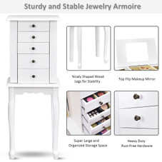 Standing Jewelry Organizer Armoire  product image
