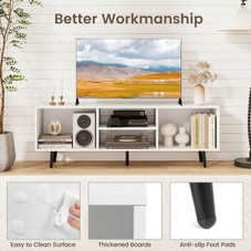 47.5" Console Cabinet for 55-Inch TVs with Storage Shelves product image