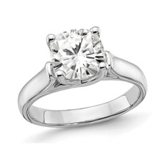 Synthetic Cubic Zirconia Solitaire Engagement Ring product image