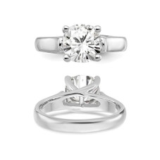 Synthetic Cubic Zirconia Solitaire Engagement Ring product image