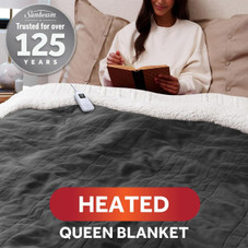 Sunbeam Royal Microplush Reversible Sherpa Electric Blanket - Queen product image