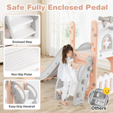  6-in-1 L-Shaped Toddler Slide product image