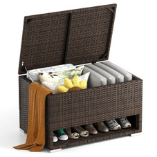 48 Gallon Outdoor Deck Box with Shoe Rack product image