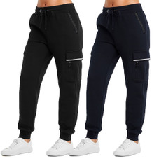 Women’s Loose Fit Cargo Tech Fleece Lined Joggers product image