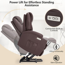 Electric Lift Chair Sofa with Side Pockets (USB and Type-C Ports) product image