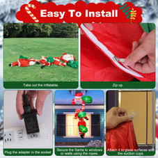 8-foot Inflatable Santa Claus product image