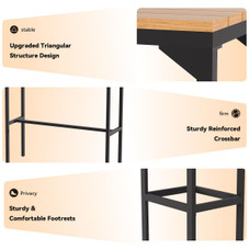Patio Bar Height Table and Chairs Set product image