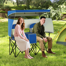 Oversized Double Beach Chair with Adjustable Canopy product image