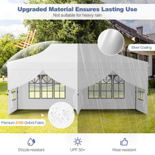 Outdoor 10 x 20 FT Pop-Up Canopy Tent with 6 Sidewalls product image