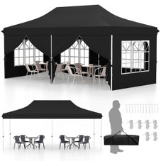 Outdoor 10 x 20 FT Pop-Up Canopy Tent with 6 Sidewalls product image