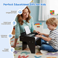 Kids' 25-Key Digital Piano with Music Stand product image