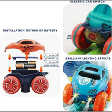 Flexible Changeable Race Track with LED Light-Up Race Cars product image