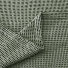 Patina Vie Maison 100% Cotton All-Season Waffle Weave Knit Blanket product image