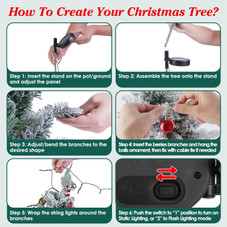 Lighted Christmas Trees (Set of 2) product image