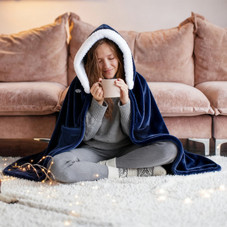 Wearable Double-Sided Heated Throw Blanket (Requires Power Bank) product image