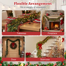 Artificial Real Touch Cypress Christmas Garland product image