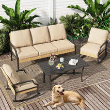 Outdoor Patio Furniture Set with Rocking Chair product image
